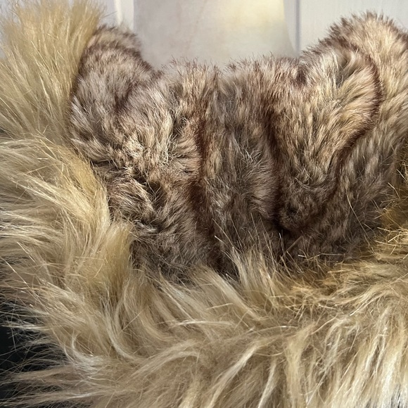 LIKE NEW TED BAKER OCKE FAUX FUR PARKA COAT FULLY LINED SZ US 6 OR TED SZ 2 - Picture 10 of 12